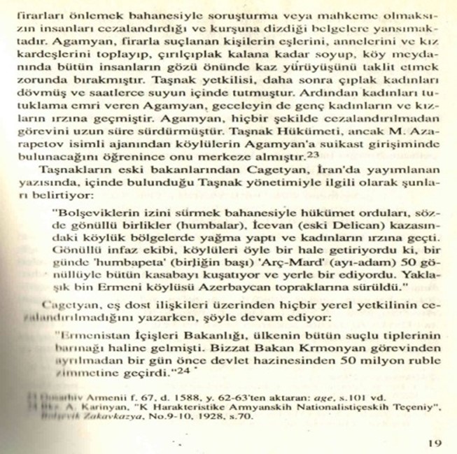 Mehmet Perinçek, Taşnak Partisi’nin Yapacağı bir şey Yok! Kaynak Yayınları, Ocak 2006, (S. 18-19)